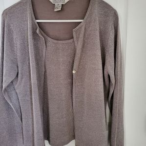 Silver Shimmery Sweater